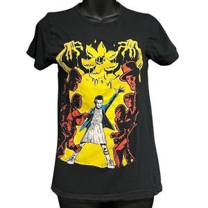 Loot Crate Exclusive Stranger Things Black T-Shirt Women’s Small